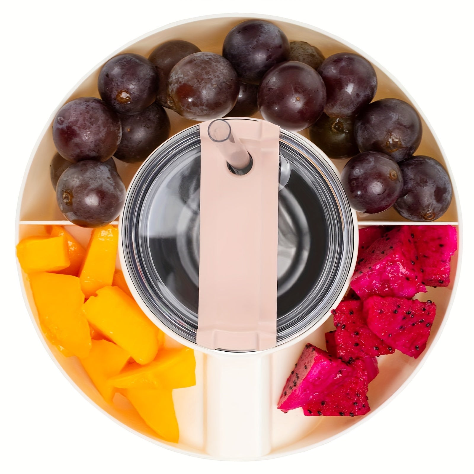 Reusable Snack Bowl For 40Oz Tumbler, Outdoor Camping Cinema Accessories