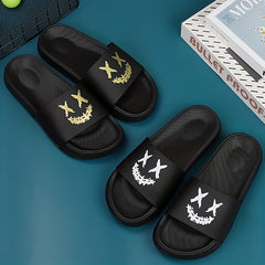 Men's Quick-Dry Non-Slip Slides for Indoor/Outdoor Summer