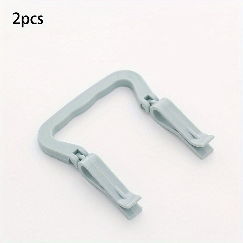 2pcs Trash Bag Clips Garbage Bin Clamp Anti Slip Fixation Clip