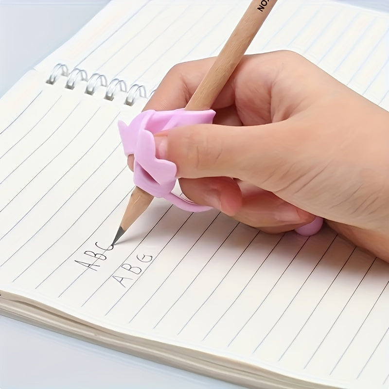 Finger Pen Holder Correcting Posture Device Silicone Pencil Case