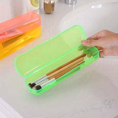 1PC Portable Toothbrush Organizer Lightweight Travel Storage Box