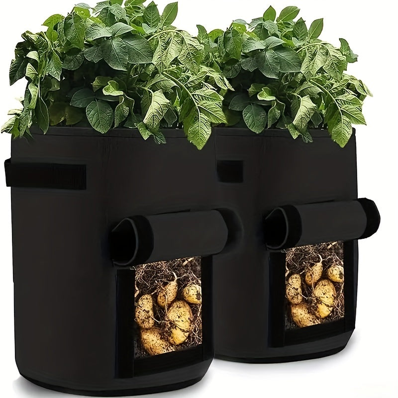 2 Packs Potato Grow Bags 85L Waterproof Fabric Sweet Potato Planter