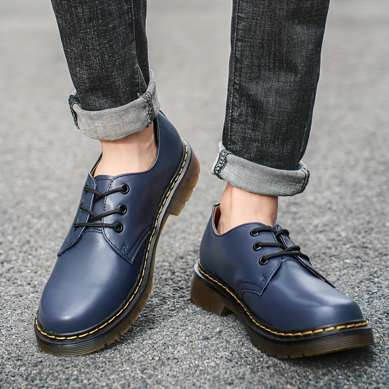 Men's Lace-Up Derby Shoes Business Wedding Dark Academia