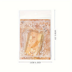 Flower Opening Period Lace Retro Floral Journal Sticky Note