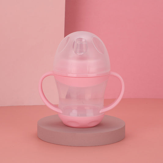 Silicone Duckbill Cup Infant Toddler Bottle Baby Drinking Water Learning Straw