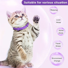 Adjustable Anxiety Reducing Pet Collar for Cats Dogs