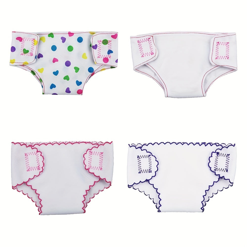4pcs Doll Clothes & Underwear Set for 14-18 Inch Dolls