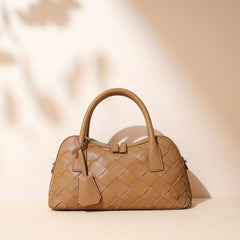 Hand Woven Bowling Women'S Bag Large Capacity Messenger Bag