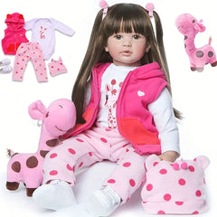 Soft Touch Reborn Doll for Kids, Halloween/Christmas/Birthday Gift