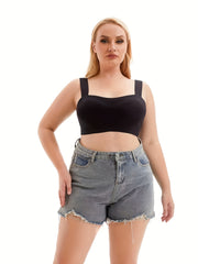 Women's Seamless Wireless Sports Bra Plus Size