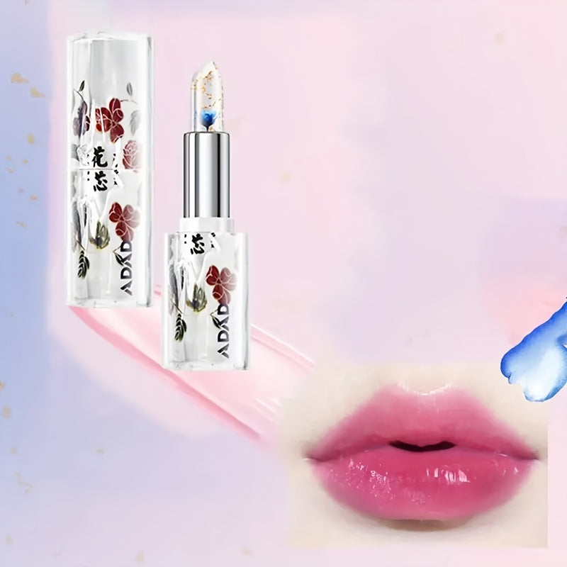Crystal Changing Petal Lipstick Golden Foil Moisturizing Lip Balm