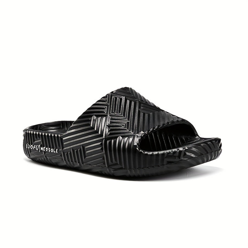 LUOFU Men's Non Slip Slides for Indoor & Outdoor Summer