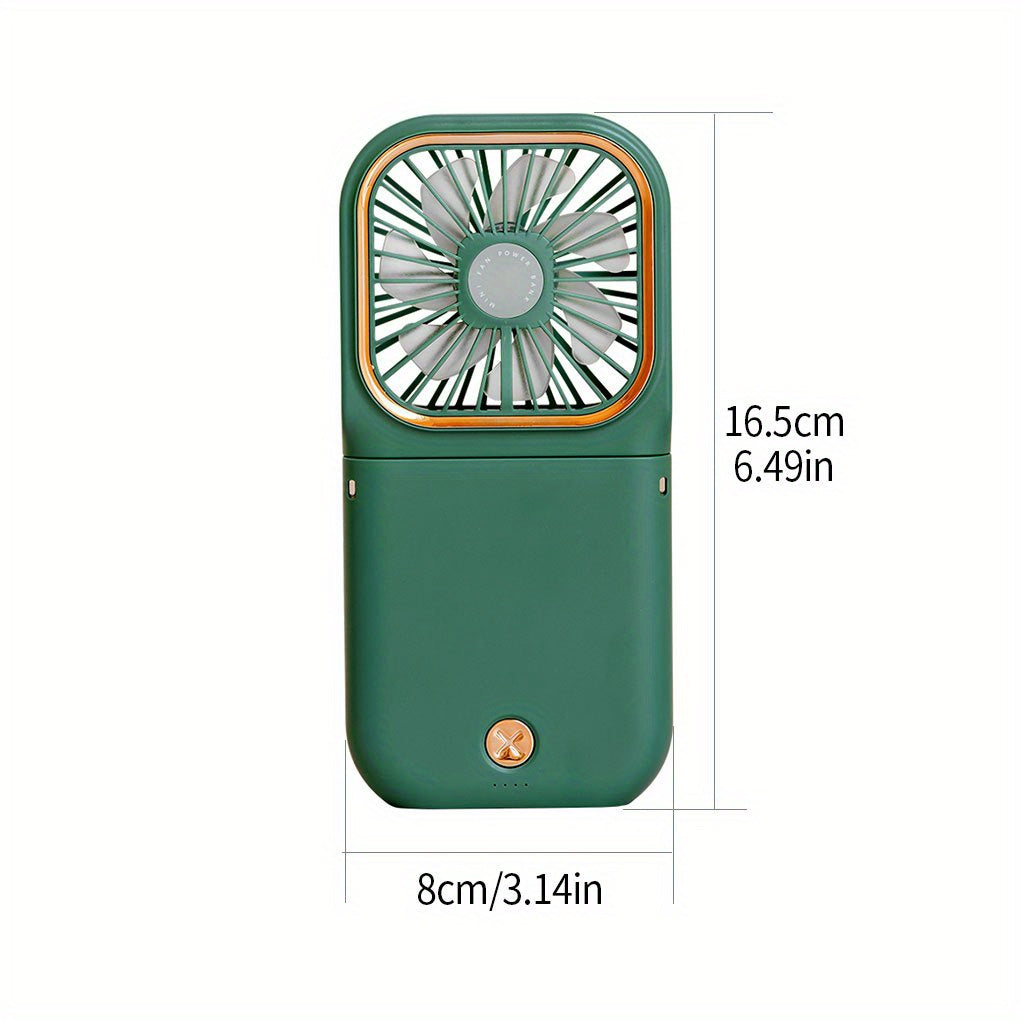 Portable Neck Fan Handheld USB Rechargeable Fan 3000mAh Power