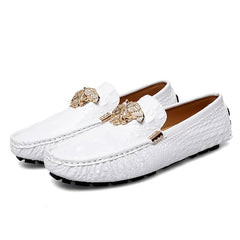 Women's Metal Decor Loafers Casual Slip-on Comfy Shoes