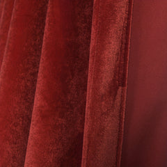 Burnt Orange Velvet Curtains Thermal Insulated Room Darkening