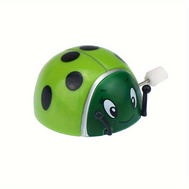 Funny Clockwork Ladybug Flip Heel Head Turn Circle Toy