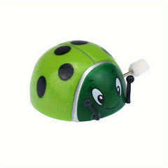Funny Clockwork Ladybug Flip Heel Head Turn Circle Toy