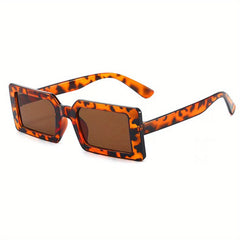 Y2K Rectangle Frame Sunglasses For Women Men Punk UV400
