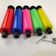 1pc Mini Hand Push Ball Pump Plastic Manual Inflator for Parties Random