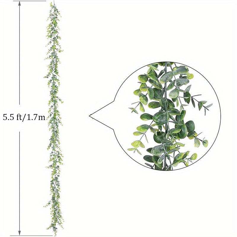 Faux Eucalyptus Garland Plant Artificial Vines Hanging Greenery