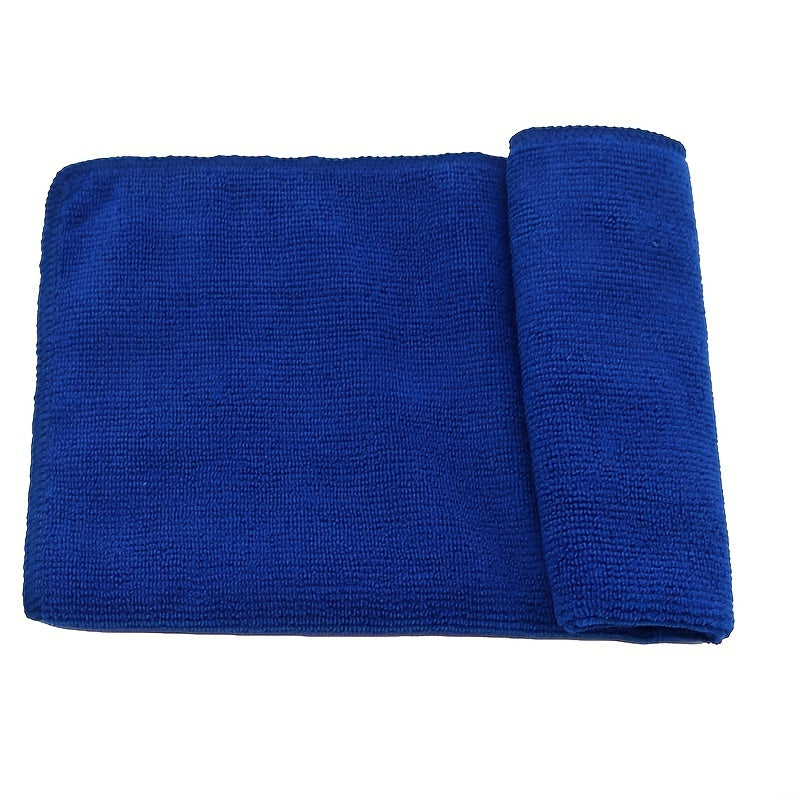 2 Pcs Microfiber Cleaning Rags Small Square Towels Household Cleaning