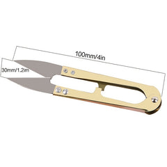 Household U-shaped Spring Yarn Scissors