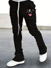 Men's Comfy Flared Trousers Hip Hop Style Joggers