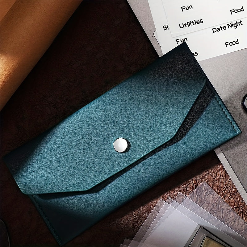 Budget Envelope Cash Wallet for Wallets with Tab Stickers
