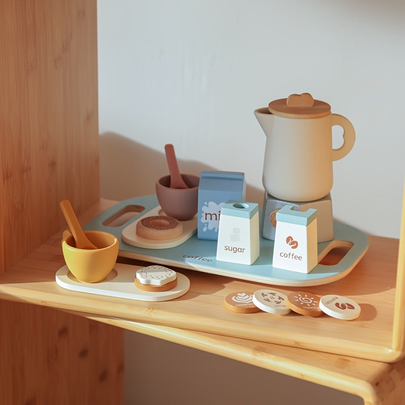 Kids' Coffee Tea Party Playset Kitchen Toys for Girls Ideal Gift