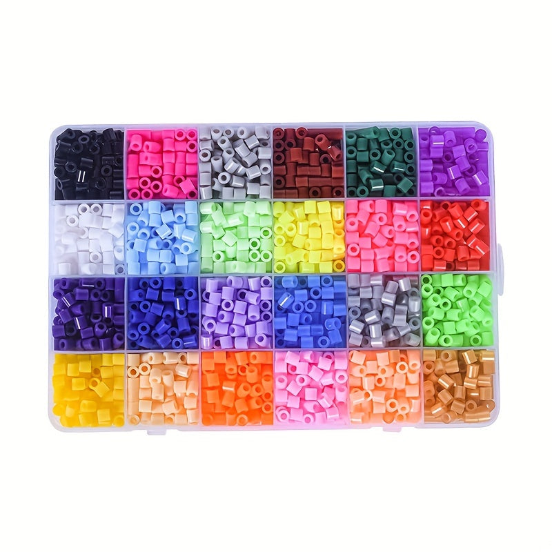 2400pcs 4800pcs 5mm Candy Colors Mixed Beads Fuse Beads Refill Box