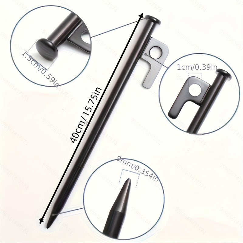 4pcs Thickened Extended Ground Nails Tent Fixed Nails Outdoor Camping