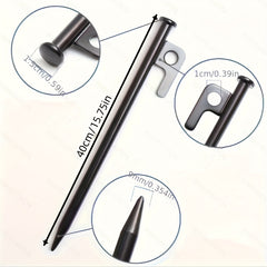 4pcs Thickened Extended Ground Nails Tent Fixed Nails Outdoor Camping