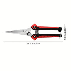 Stainless Steel Fruit Scissors w/ Comfortable Grip Handle