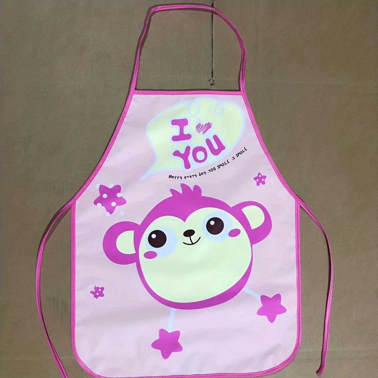 Cartoon Apron Housework Bib Painting Waterproof Sleeveless Blouse