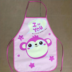 Cartoon Apron Housework Bib Painting Waterproof Sleeveless Blouse