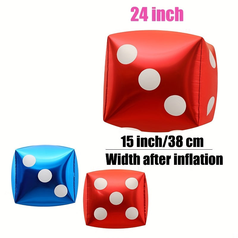 Giant 60x96cm Inflatable Dice Props for Party Games