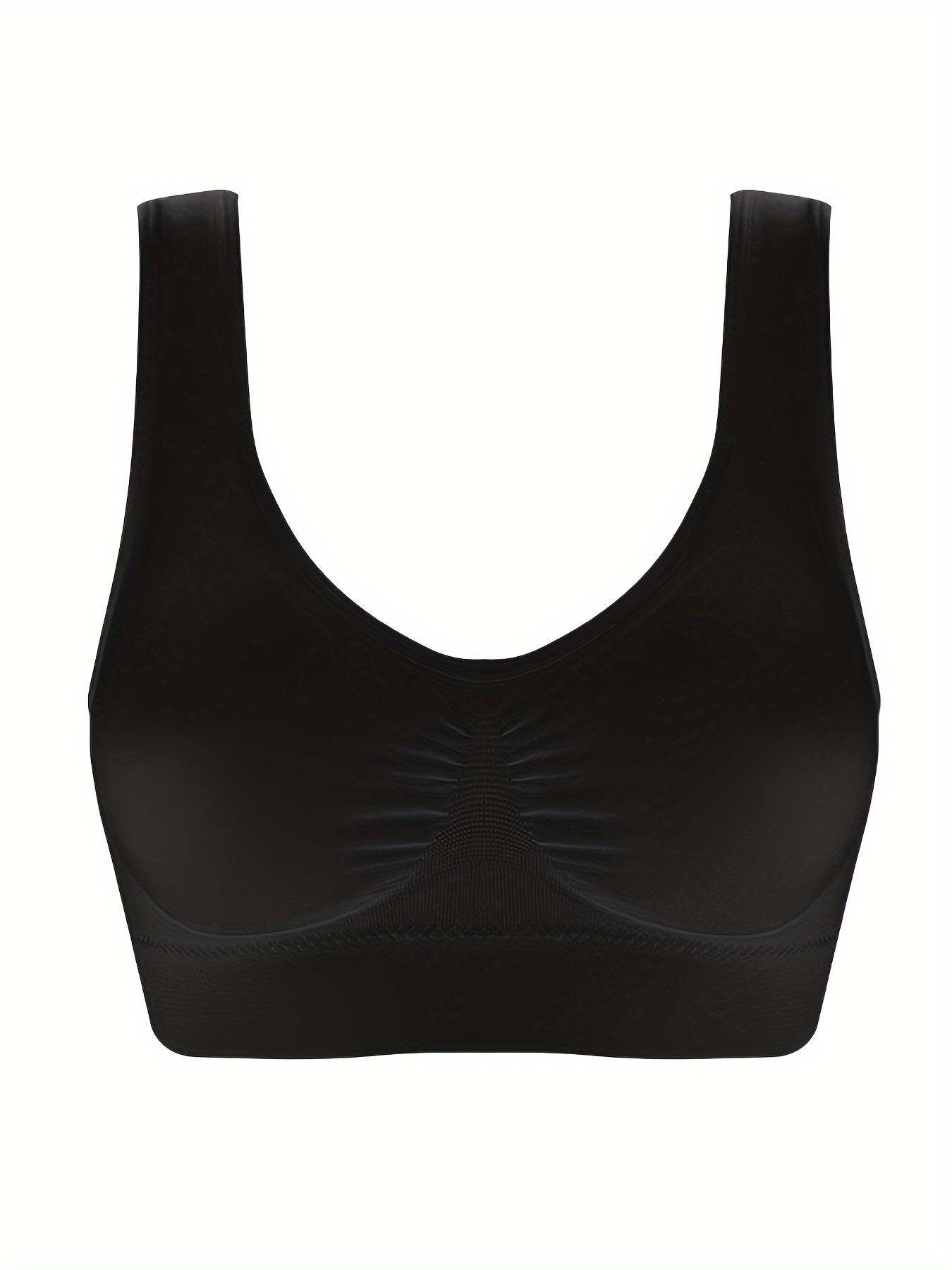 2pcs Wirefree Sports Bra Yoga Crop Top Women's Activewear