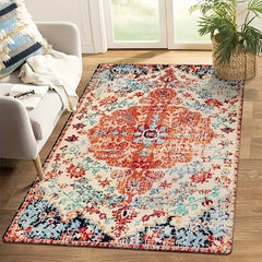 Boho Floor Mat for Living Room Bedroom Decor Non-slip Door Mat Home Decor Xmas