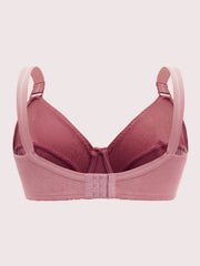 Floral Print Bow Knot Front Bra Plus Sexy Bra