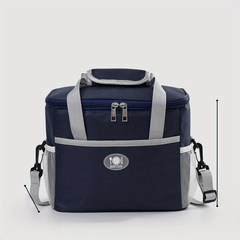 Insulated Lunch Bag with Ice Pack for Outdoor Picnics and Travel