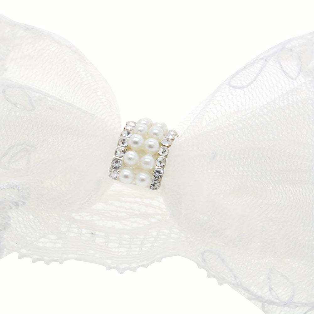 Lace Bow Headband for Newborn Girls - Cute Hair Accessory