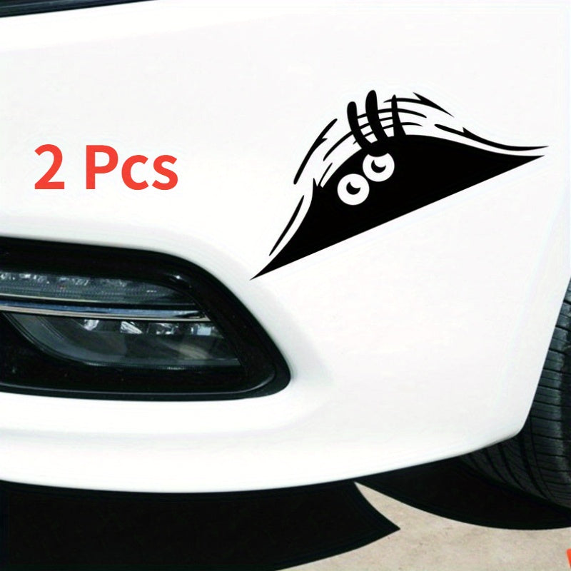 2pcs 3D Anime Elf Car Stickers Mirror Stickers Waterproof Car Accessorie