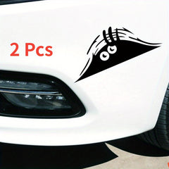 2pcs 3D Anime Elf Car Stickers Mirror Stickers Waterproof Car Accessorie