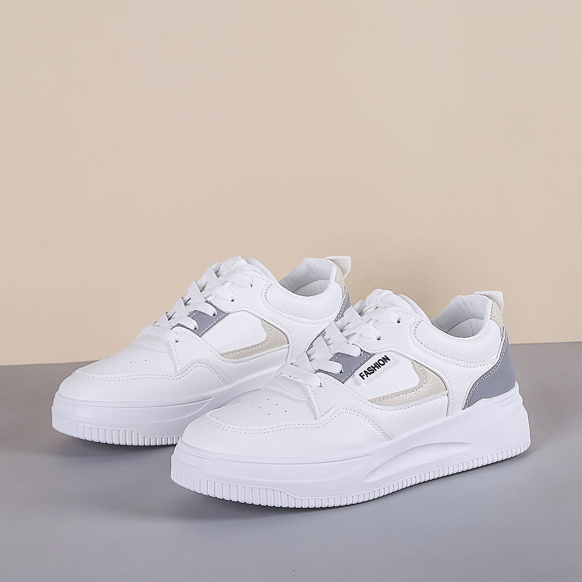Colorblock Low Top Sneakers Women's Footwear