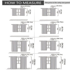 Soft Fabric Solid Curtain Home Decor Bedroom Living Room Comfortable Curtains