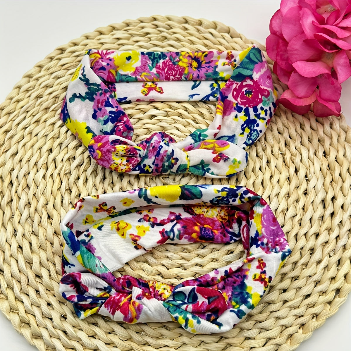 2pcs Floral Hair Band Headband Hair Accessories For Festivals