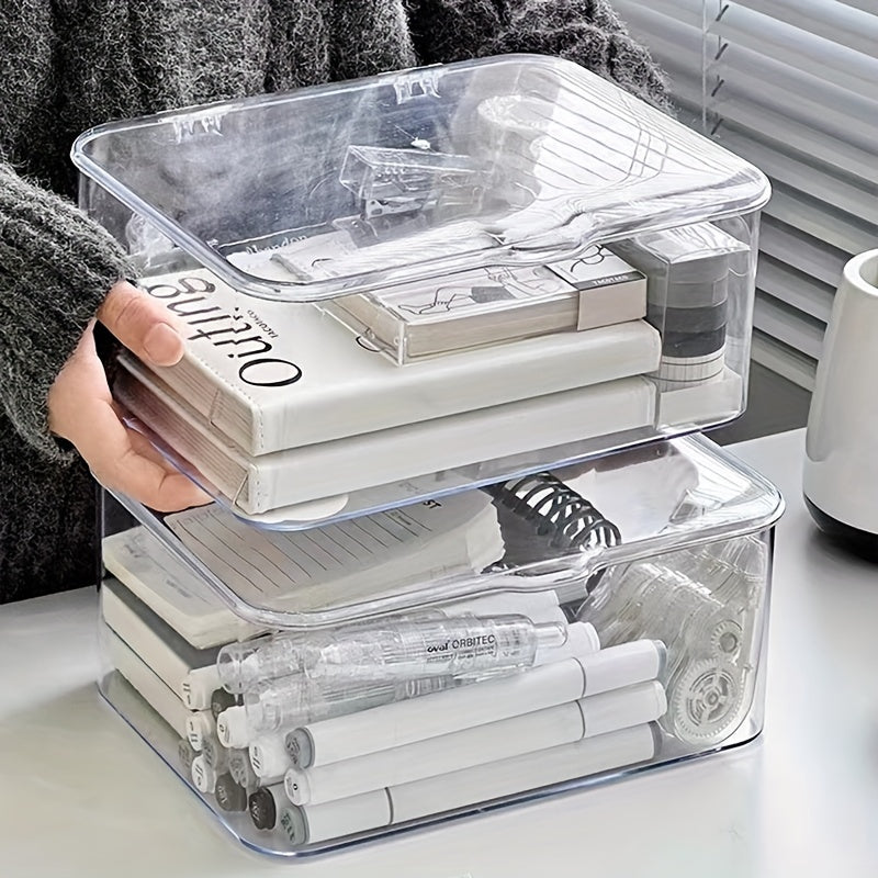 Office Supplies Storage Box Large Capacity for Tidy Workspace
