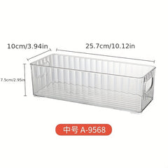 Refrigerator Storage Bin With Handle Drawer Storage Box Containers