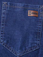 Men's Casual Street Style Straight Leg Denim Pants