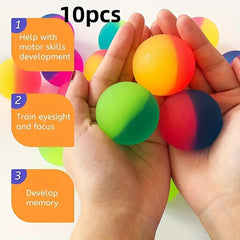 Rainbow Colorful Balls for Outdoor Games and Activities